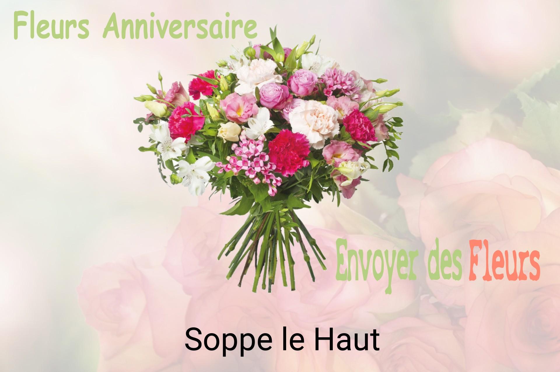 Bouquet de fleurs d’anniversaire livré à Soppe-le-Haut